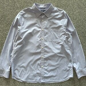 Vineyard Vines Shirt Mens L Performance Classic Button Down Plaid Nylon Stretch